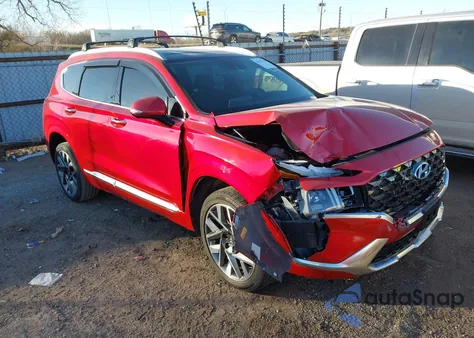 2022 Hyundai Santa Fe Calligraphy из США, поврежденный, VIN 5NMS54AL9NH412404